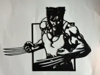 Silhouette Wolverine, déco murale — photo 3