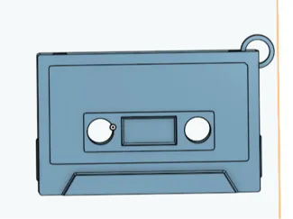 Cassette Keyring