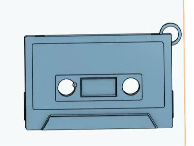 Cassette Keyring