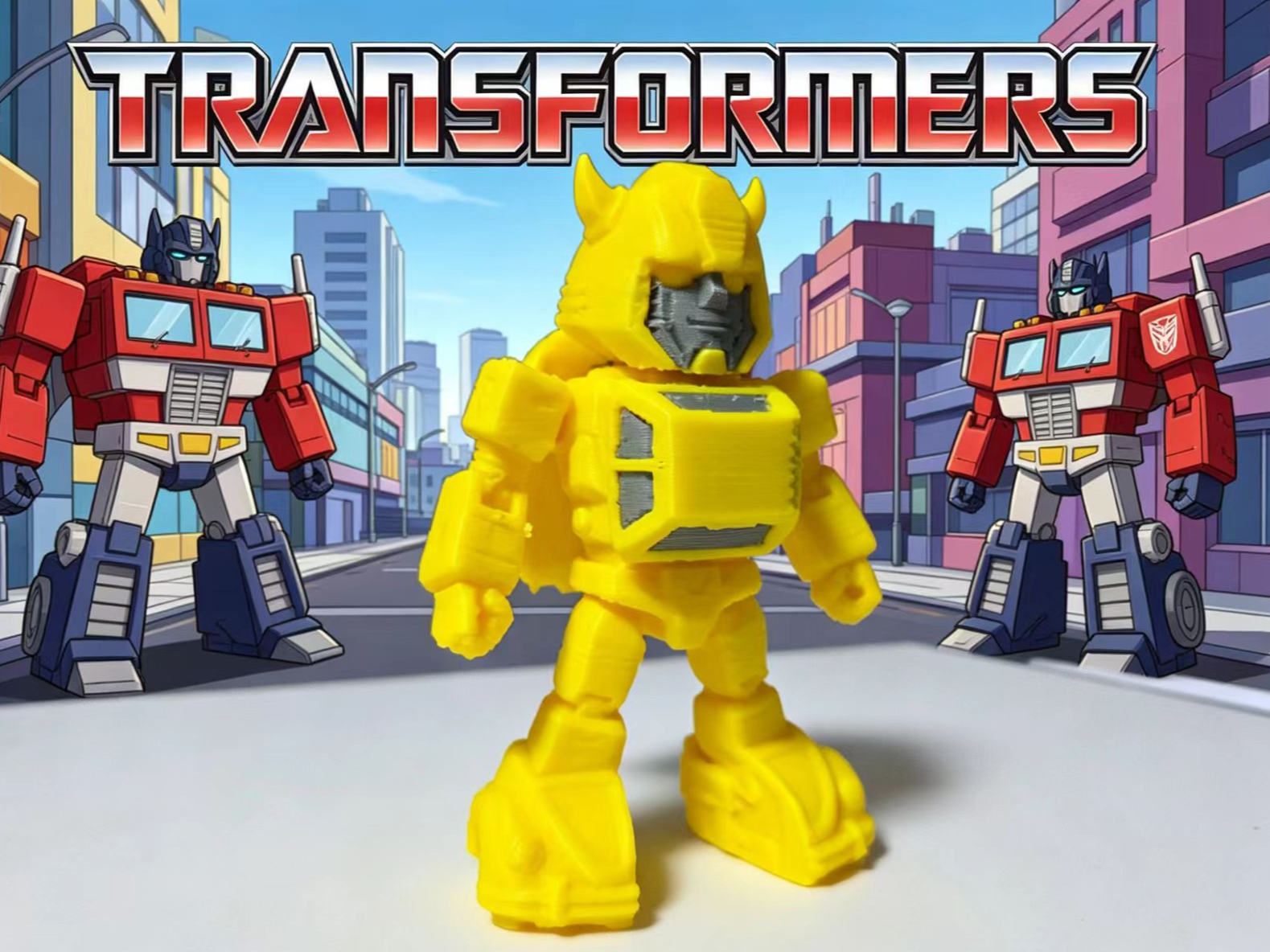 Miniatura 1 do modelo 3D Transformers - Chibi Bumblebee