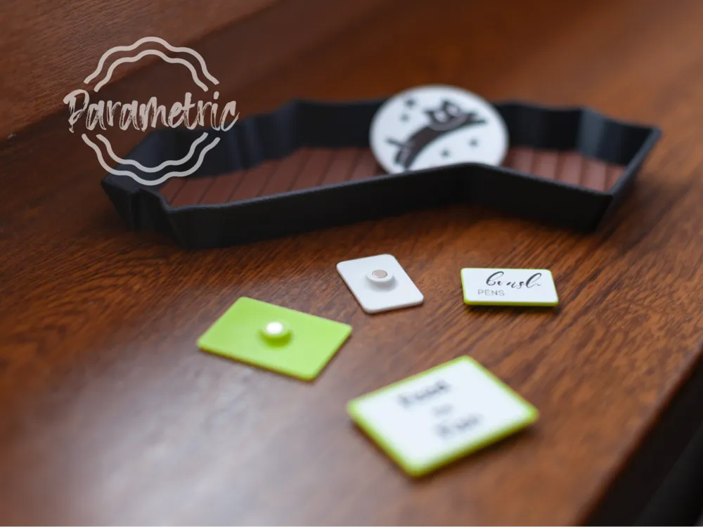 Labels / Tags with Magnets - Free 3D Print Model - MakerWorld