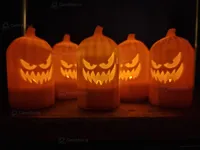 Photophore citrouille d'Halloween — photo 1