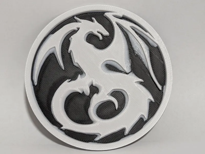 3D Drachen Untersetzer