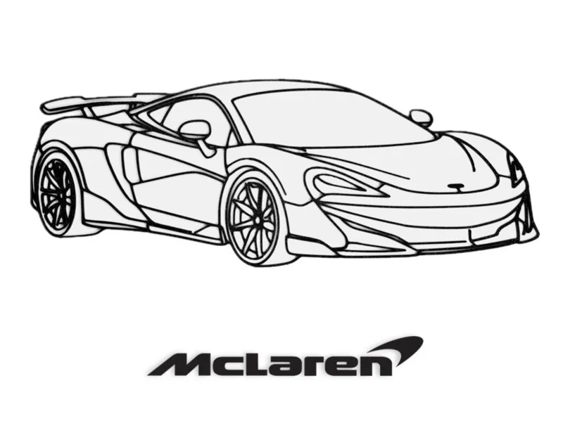 McLaren 600LT Wall Art 