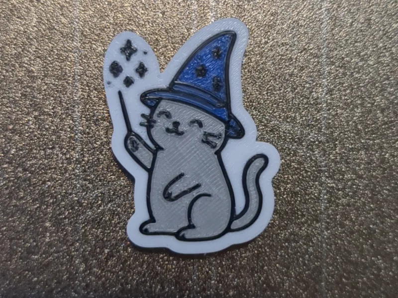 Magic Cat Magnet