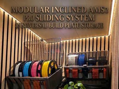 Inclined AMS 2 Pro Slider & Build Plate Storage