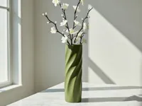 Vase minimaliste ondulé — photo 1