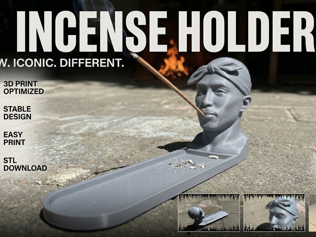 Incense Holder Bust | Smoke Tray Incense Burner