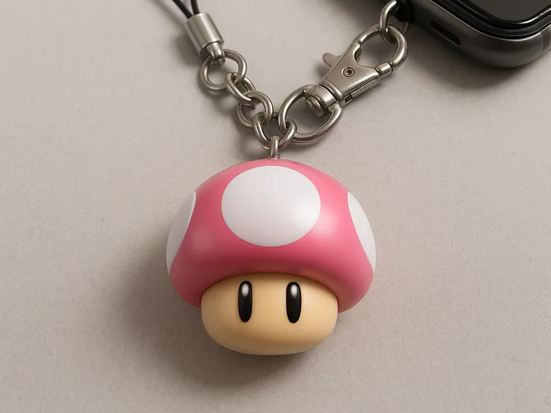 Llavero personalizable seta mario