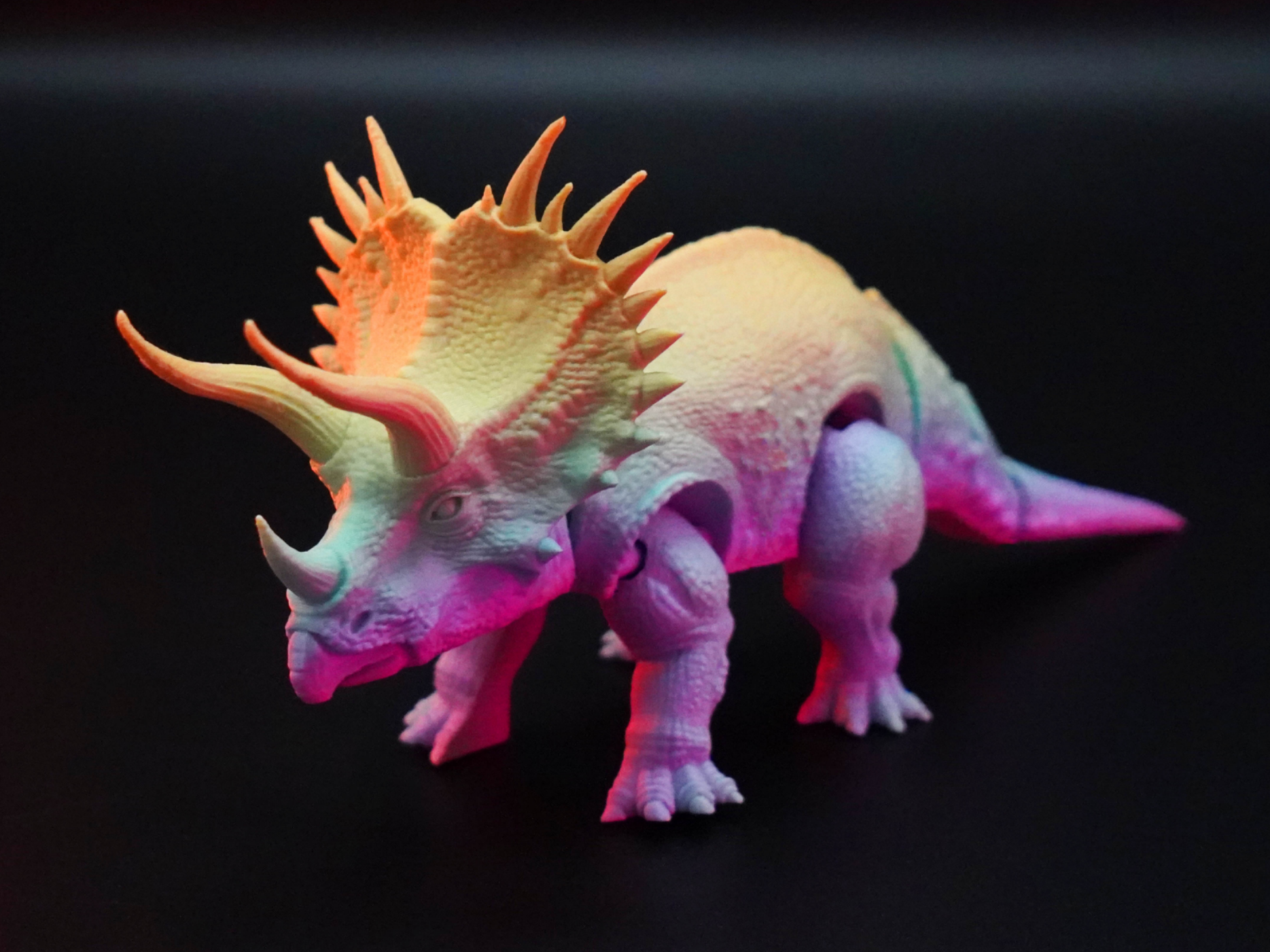 Realistic Articulated Triceratops - 1