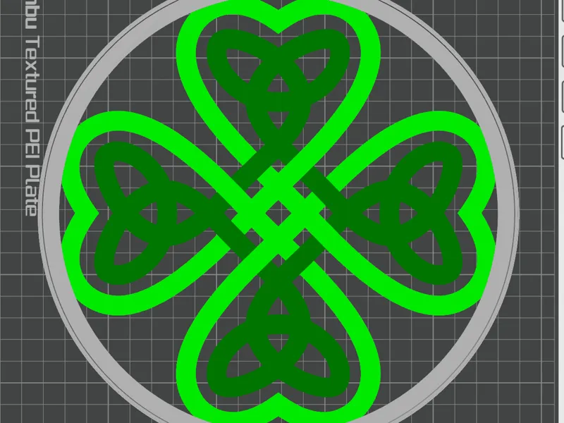 Ring Lamp Cover - Shamrock