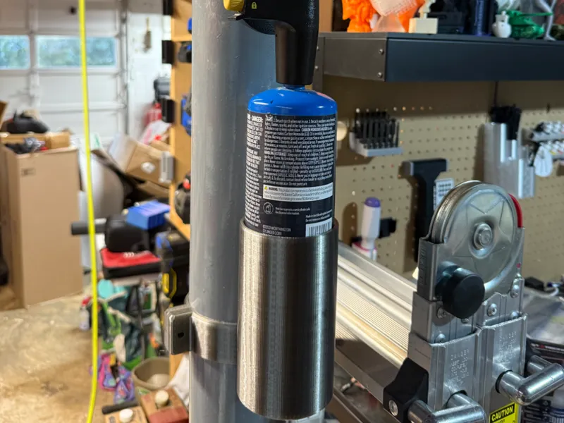 100mm Pipe Mounted Torch Mount
