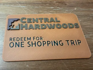 Central Hardwoods Gift Card