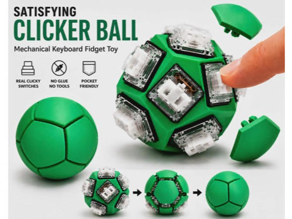 Satisfying Clicker Ball