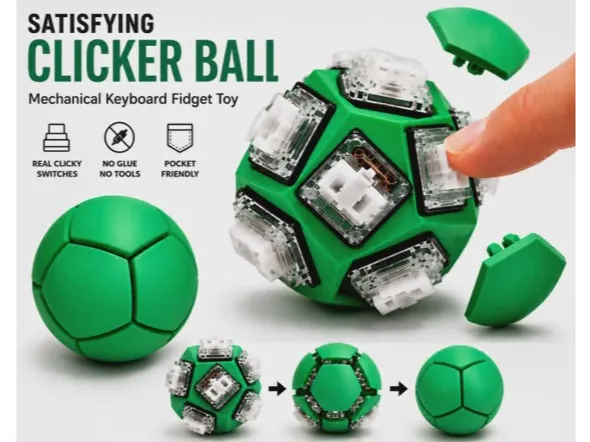 Satisfying Clicker Ball