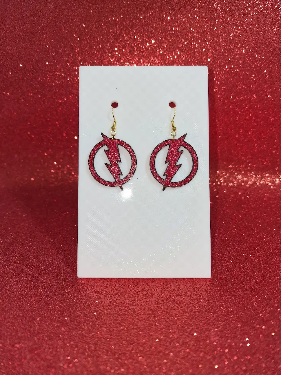 The flash earrings view 2