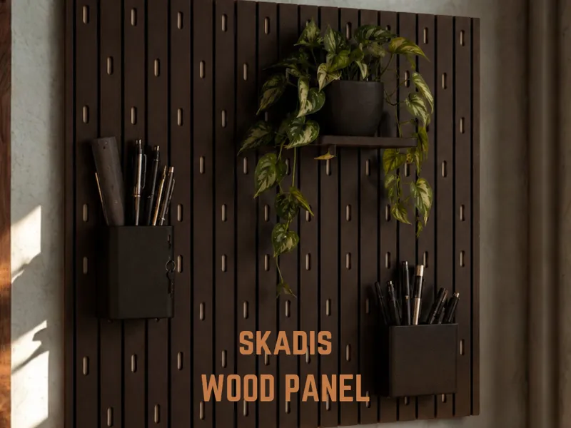 Skadis Wood Panel - Pegboard System