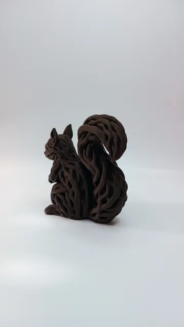 Modelo para impresión 3D: Eichhoernchen "Rankenschweif" verflochtenes Holz — vista de referencia 5