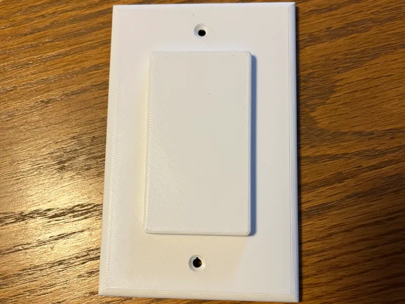 Decora Light Switch Stop with Plate