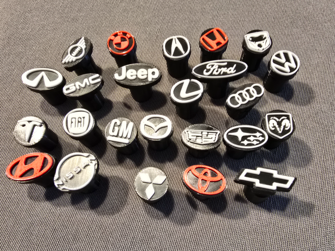 Tire Valve Stem Caps .2 Nozzle
