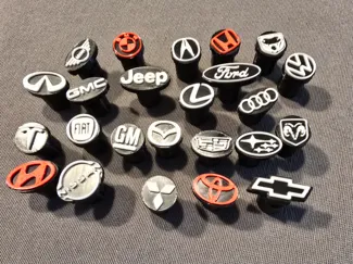 Tire Valve Stem Caps .2 Nozzle