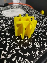 3mm thick pieces. 0.2mm layer, 2 walls, 15% infill