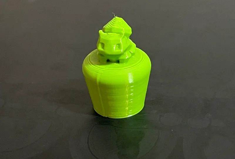 Low-Poly Bulbasaur Bottle Stopper