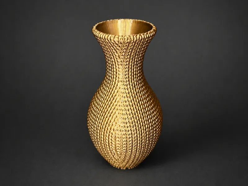 Vase Gestrickt - knitted vase
