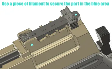 Modelo para impresión 3D: Manlicher 1896/1897 Semi-Automatic Pistol Toy — vista de referencia 4