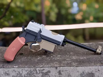 Modelo para impresión 3D: Manlicher 1896/1897 Semi-Automatic Pistol Toy — vista de referencia 2
