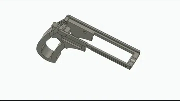 Modelo para impresión 3D: Manlicher 1896/1897 Semi-Automatic Pistol Toy — vista de referencia 3
