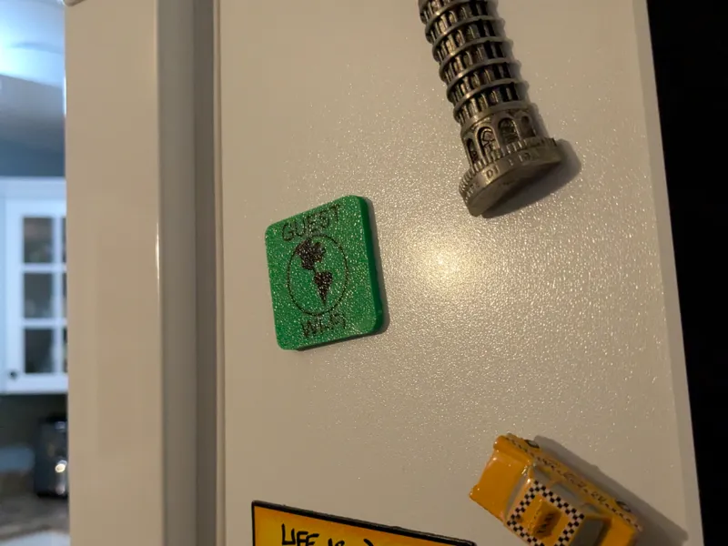 Guest Wi-Fi NFC Fridge Magnet