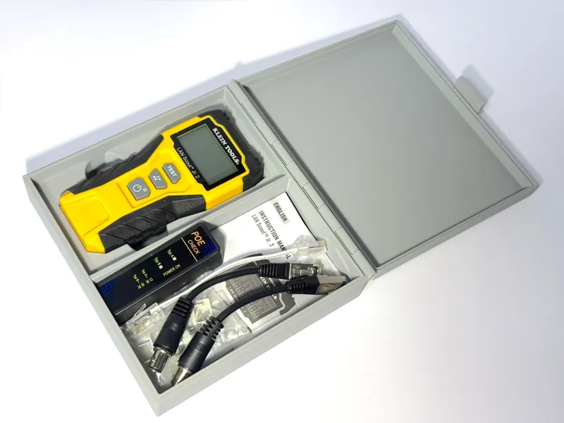 Hinged Box for Klein Tools LAN Scout Jr 2