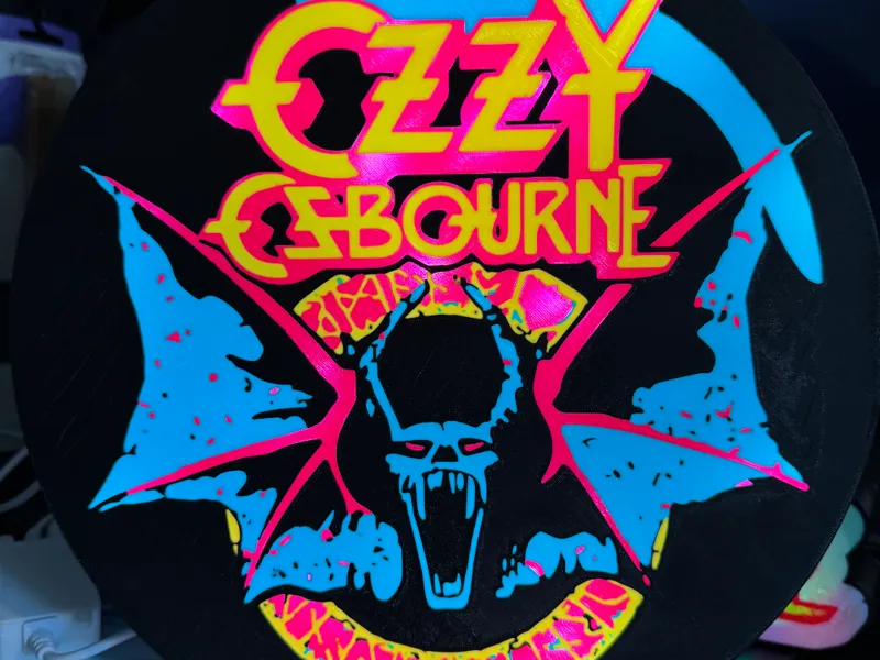 Ozzy Osbourne Bat Lightbox