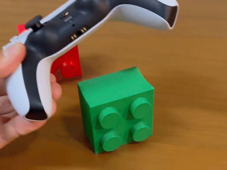 2x2 Brick PS5 Controller Stand or display Block 