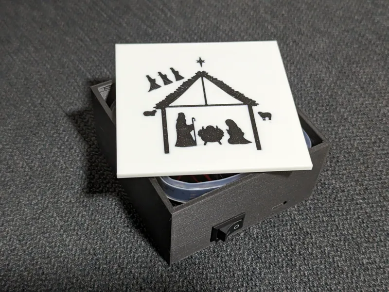 Hot-Swap LightBox - Nativity Scene Faceplate