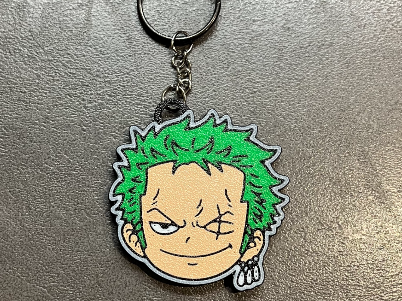 keychain inspired by Roronoa Zoro from One Piece