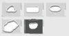 5 sample geometries