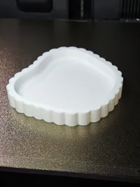 organic shape with half cylinders border