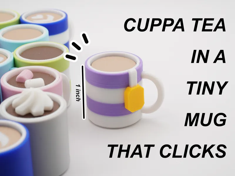 Cuppa Tea Mug Fidget Clicker