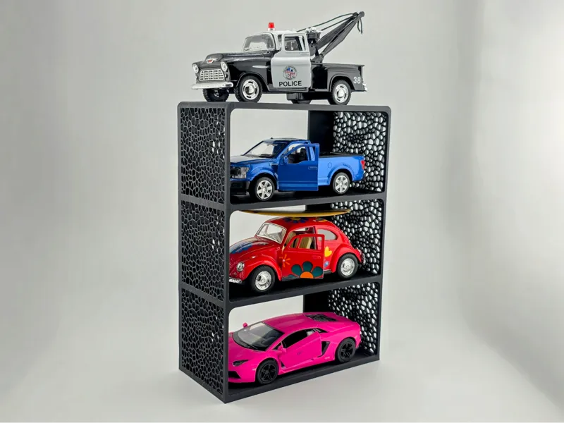1:32 Diecast Model Car Display Box - Voronoi Style