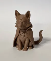 Figurine chien gothique — loup mystique — photo 3