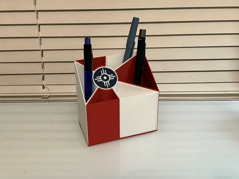 Wichita Flag Pencil Holder