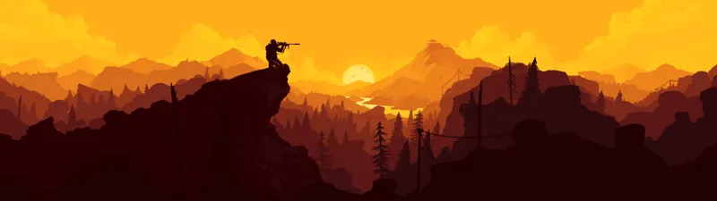 Sniper Forest Scene Hueforge