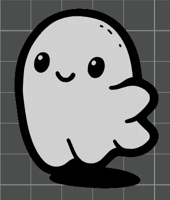 Cute Halloween Ghost (1 of 4)