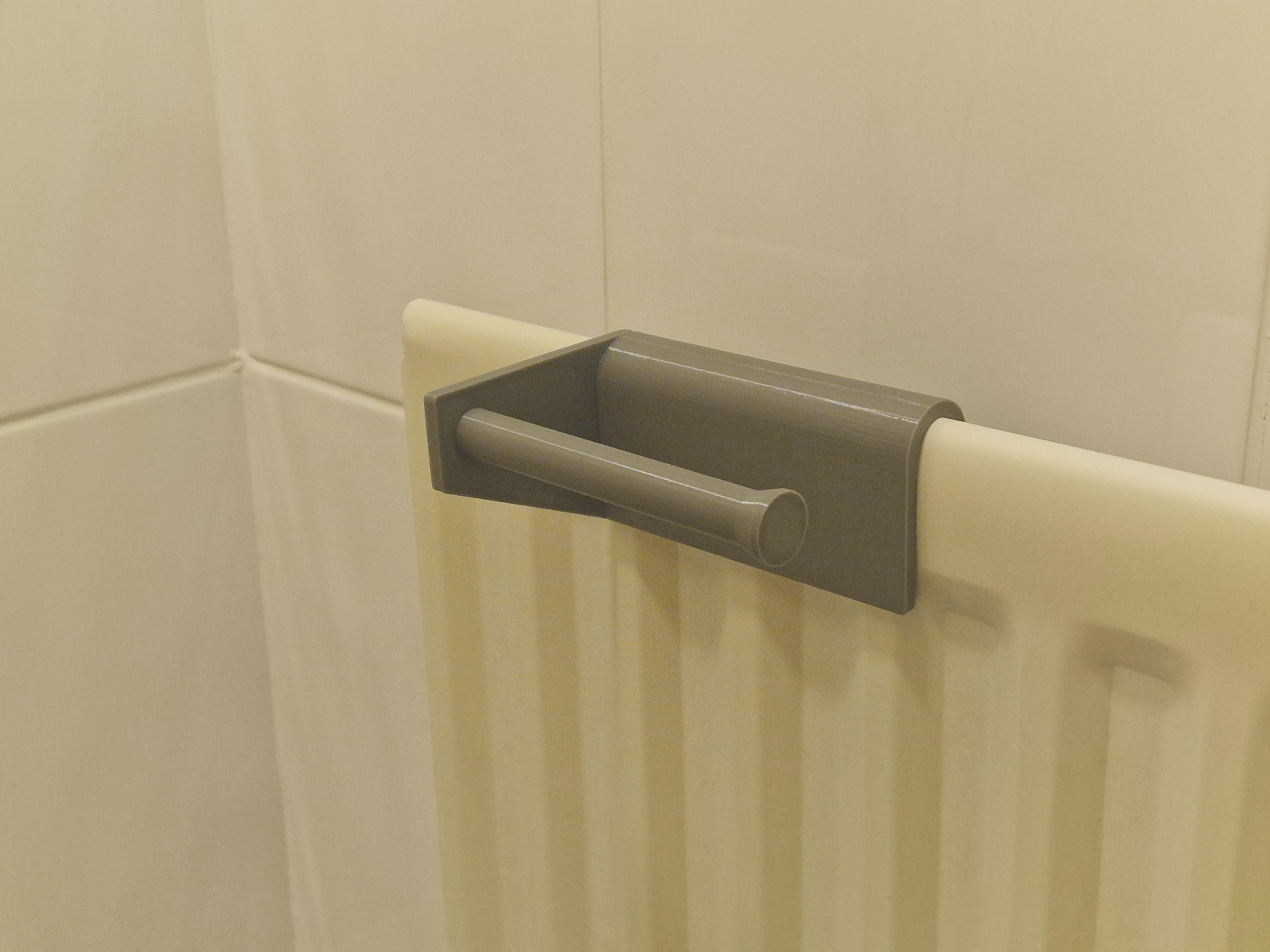 Toilet Paper Holder - Radiator Panel Mounted