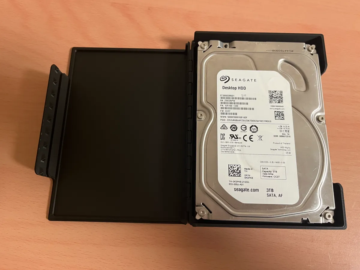 Boîtier de rangement pour disque dur 3,5 pouces
