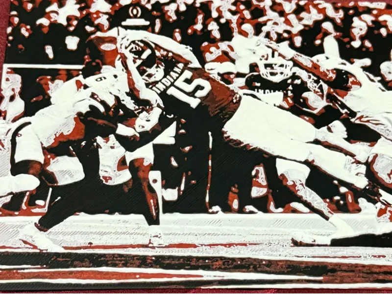 IU Indiana University Football Championship Dive