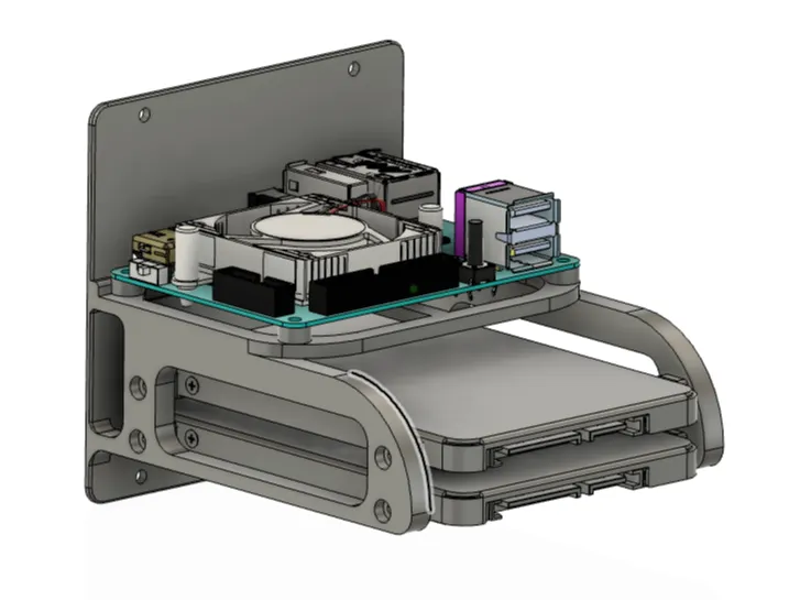 Odroid XU4 Dual 2.5" Drive Sled