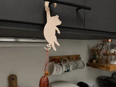 Piggy sausage hanger